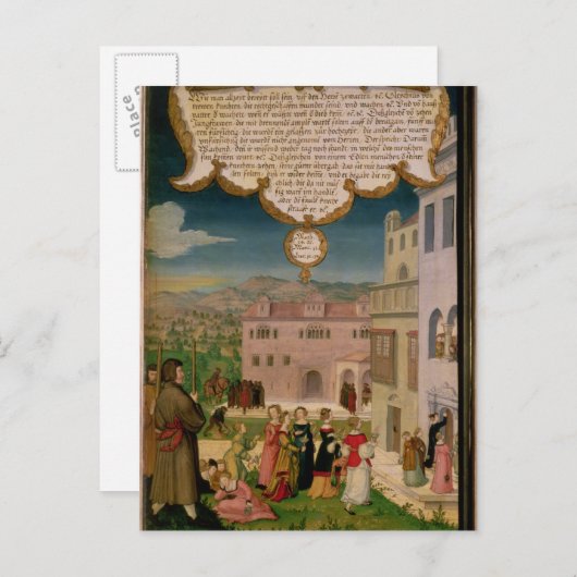 Carte Postale La parabole des Vierges Sages et Foolish (Devant / Derrière)