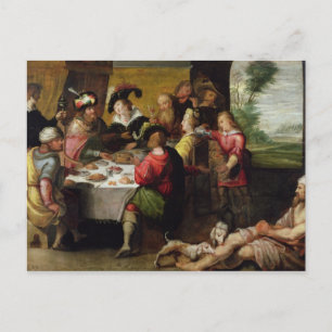 Carte Postale La parabole du riche homme et de Lazare