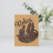 Carte Postale La paresse indique (Debout devant)