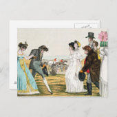 Carte Postale La Parisienne à Londres (Devant / Derrière)