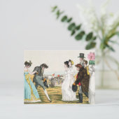 Carte Postale La Parisienne à Londres (Debout devant)