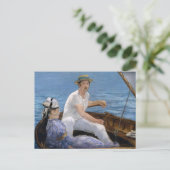 Carte Postale La Partie de bateau (Debout devant)