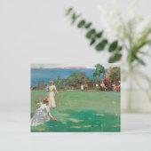 Carte Postale La Partie de croquet | Sir John Lavery (Debout devant)