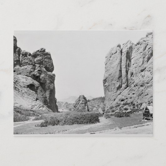 Carte Postale La passerelle et le pic de Pike (Devant)