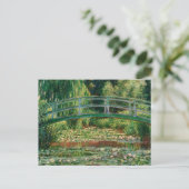 Carte Postale La passerelle japonaise | CLAUDE MONET (Debout devant)