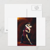 Carte Postale La passion du Tango (Devant / Derrière)