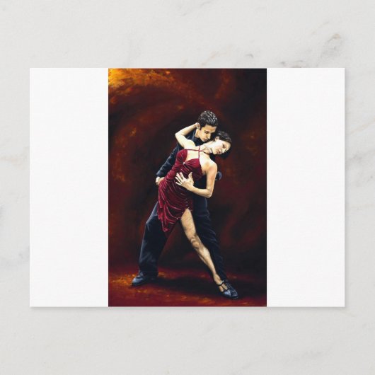 Carte Postale La passion du Tango (Devant)
