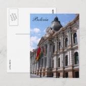 Carte Postale la paz bolivia (Devant / Derrière)