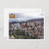 Carte Postale La Paz - Bolivie (Devant / Derrière)