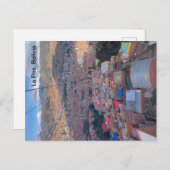 Carte postale La Paz, Bolivie (Devant / Derrière)
