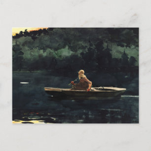 Carte Postale La peinture à l'aquarelle de Rise par Winslow Home