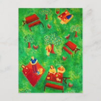 La peinture acrylique d'art contemporain Le Pique-