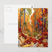 Carte Postale La peinture d'automne Garland (Devant / Derrière)