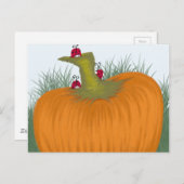 Carte Postale La peinture de la coccinelle d'automne (Devant / Derrière)