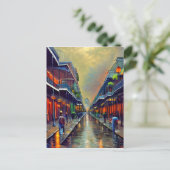 Carte Postale La peinture numérique du quartier français (Debout devant)