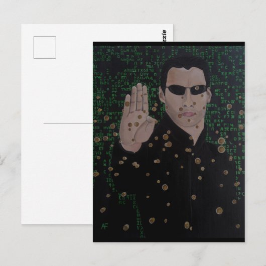 Carte Postale La peinture unique d'Alfred Fox (Devant / Derrière)
