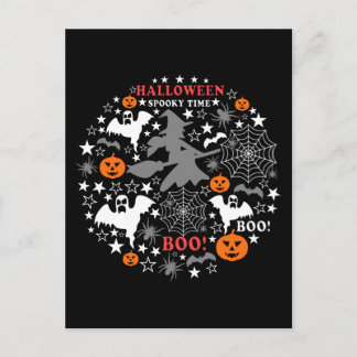 Carte Postale La période effrayante d'Halloween