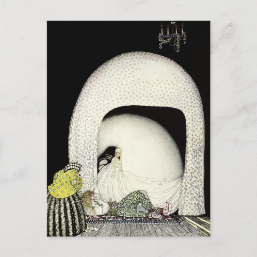 Carte Postale La perruque de l'homme a été enlevée pendant qu'il (Devant)