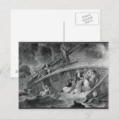 Carte Postale La perte de l'Indiaman oriental (Devant / Derrière)