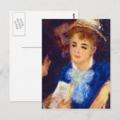 Carte Postale La Perusal de la Partie par Pierre Renoir (Devant / Derrière)