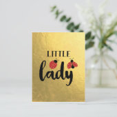 Carte Postale La Petite Dame Ladybug (Debout devant)