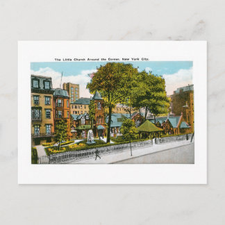 Carte Postale La petite église autour du coin, New York City