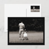 Carte Postale La petite fille de papa (Devant / Derrière)