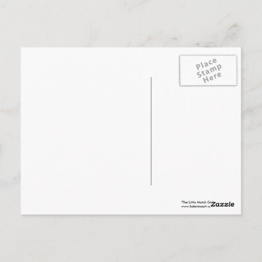 Carte Postale La petite fille Match (Dos)