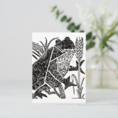 Carte Postale La Petite Grenouille Qui Chante (Debout devant)