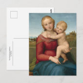 Carte Postale La Petite Madone Cowper de Raphaël (Devant / Derrière)