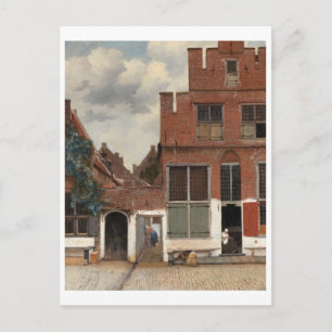 Carte Postale La petite rue de Johannes Vermeer