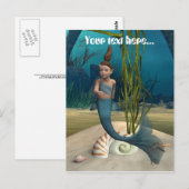Carte Postale La Petite Sirène (Devant / Derrière)