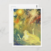 Carte Postale La petite sirène de Dorothy Lathrop (Devant / Derrière)