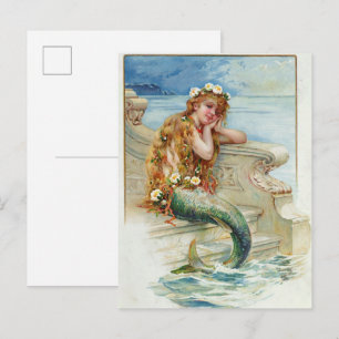 Carte Postale La Petite Sirène, de Hans Christian Andersen 