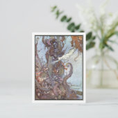 Carte Postale La petite sirène d'Edmund Dulac (Debout devant)