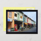 Carte Postale La peu d'Inde, Singapour (Devant / Derrière)