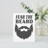 Carte Postale La peur de la barbe (Debout devant)