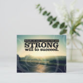 Carte Postale "La peur ne correspond pas" Motivation Affirmation (Debout devant)
