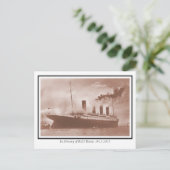 Carte Postale La photo Titanic originale (Debout devant)
