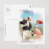 Carte Postale La Picardine Absinthe Supérieure Art (Devant / Derrière)