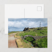 Carte Postale La pierre de pluie, Blackstone Edge (Devant / Derrière)