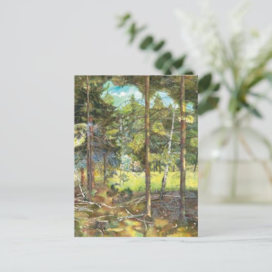 Carte Postale La pinède (Debout devant)