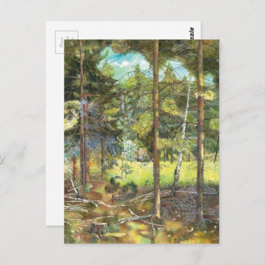 Carte Postale La pinède (Devant / Derrière)