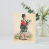 Carte Postale La pipette écossaise (Debout devant)