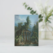 Carte Postale La piscine - Hubert Robert (Debout devant)