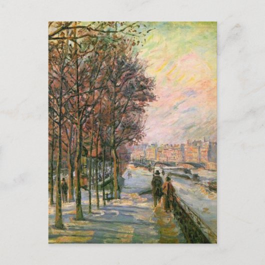 Carte Postale La Place Valhubert par Armand Guillaumin (Devant)