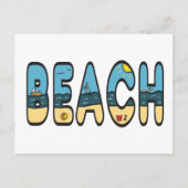 Carte Postale La Plage (Devant)