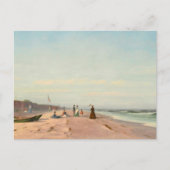 Carte Postale La Plage À Long Branch, New Jersey (Devant)