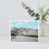 Carte Postale La plage, Cape May NJ, Vintage (Debout devant)