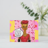 Carte postale - la plage corrige tout carte postal (Debout devant)